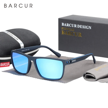 BARCUR Sports Sunglasses for Men Polarized FishingTravel TR90 Light Weight Sun Glasses Women Eyewear Accessory Oculos