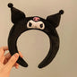 Sanrio Hello Kitty Headband Cartoon Kuromi My Melody Headband Cinnamoroll Hair Accessories Plush Headband Girls Gift