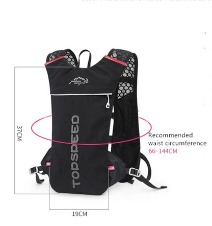 Outdoor Trail Running 5L Ultralight Backpack Hydration Jogging Vest Men Breathable Marathon Bicycle Bag Water Bottle 500ML