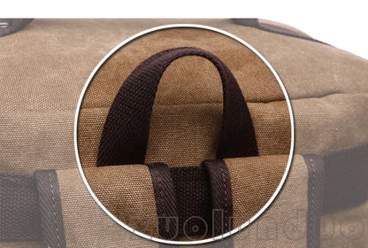 Men's Backpack Vintage Canvas Backpack School Bag Men's Travel Bags Large Capacity Backpack Laptop Backpack Bag Rucksack