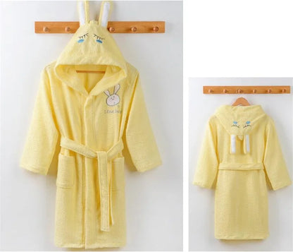 Pure cotton Children Robes Soft Baby Bathrobe Cute Animal Cartoon Babies Blanket Kids Hooded Bathrobes Toddler Bath Towel