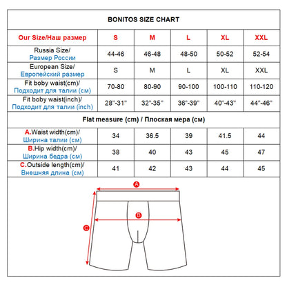 Long Leg Shorts Boxer Men’s Underwear Men's Underwear Men Panties Men Underpants Boxershorts High Quality Natural Cotton Sexy