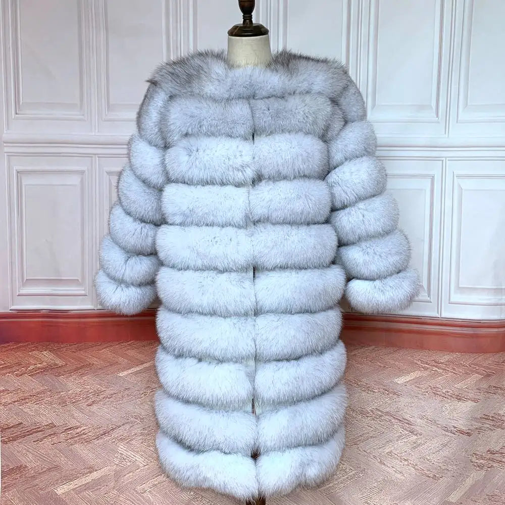 NEW style  4in1 real fur coats Women Natural Real Fur Jackets Vest Winter Outerwear Women fox fur coat high quality fur Clothes