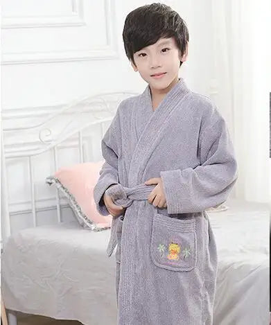 Pure cotton Children Robes Soft Baby Bathrobe Cute Animal Cartoon Babies Blanket Kids Hooded Bathrobes Toddler Bath Towel