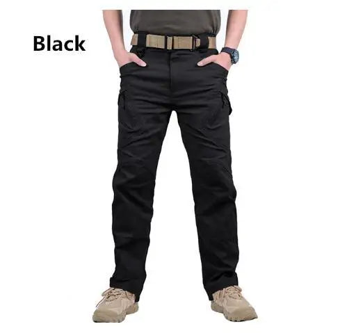 IX9 97% Cotton Men Military Tactical Cargo Pants Men SWAT Combat Army Trousers Male Casual Many Pockets Stretch Cotton Pants