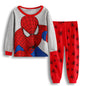 2pcs/set New Kids Pajamas SpiderMan Sets Baby Girls Boys Clothes Pijamas Hulk Cartoon Long Sleeve Tshirt+Pants Set Home Costume