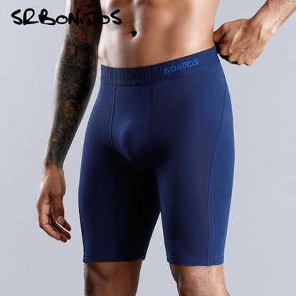 Long Leg Shorts Boxer Men’s Underwear Men's Underwear Men Panties Men Underpants Boxershorts High Quality Natural Cotton Sexy