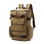 Men's Backpack Vintage Canvas Backpack School Bag Men's Travel Bags Large Capacity Backpack Laptop Backpack Bag Rucksack