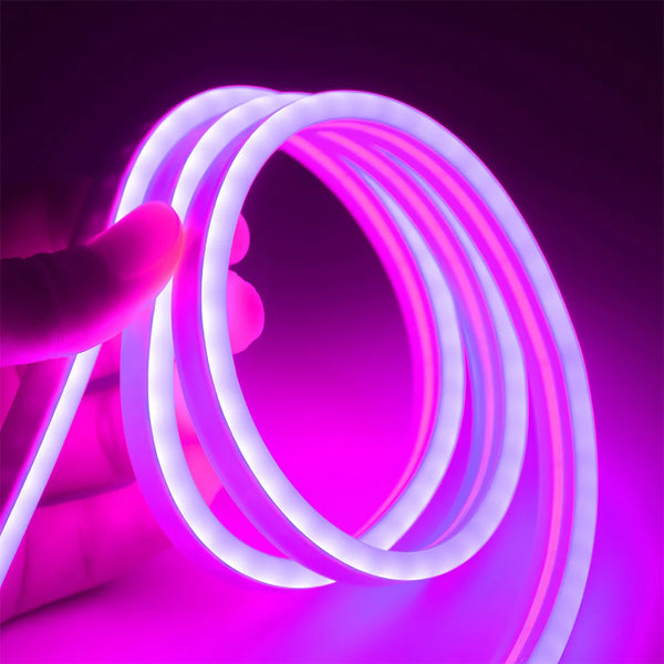 Neon Lights 1m-5m Neon LED Strip Flexible LED Car lamp Sewing Tube 12V Edge Strip Waterproof Rope Tube Silicone DC12V SMD2835