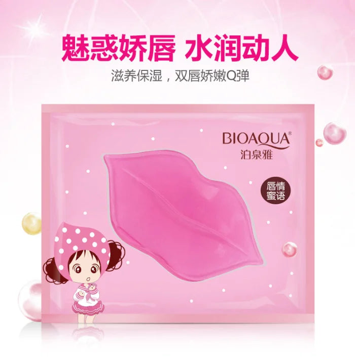 10pcs Collagen Crystal Lip Mask lips plump gel personal care hydrating lip whitening a smacker wrinkle gel patch