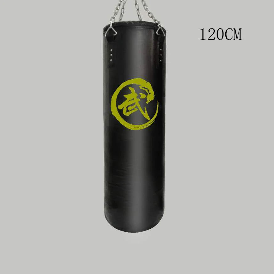 150CM Customized Logo Huge Sandbag Punching Bag Thickened PU Leather Sport Training Empty Boxing Bags Self-filled Boxing Sandbag