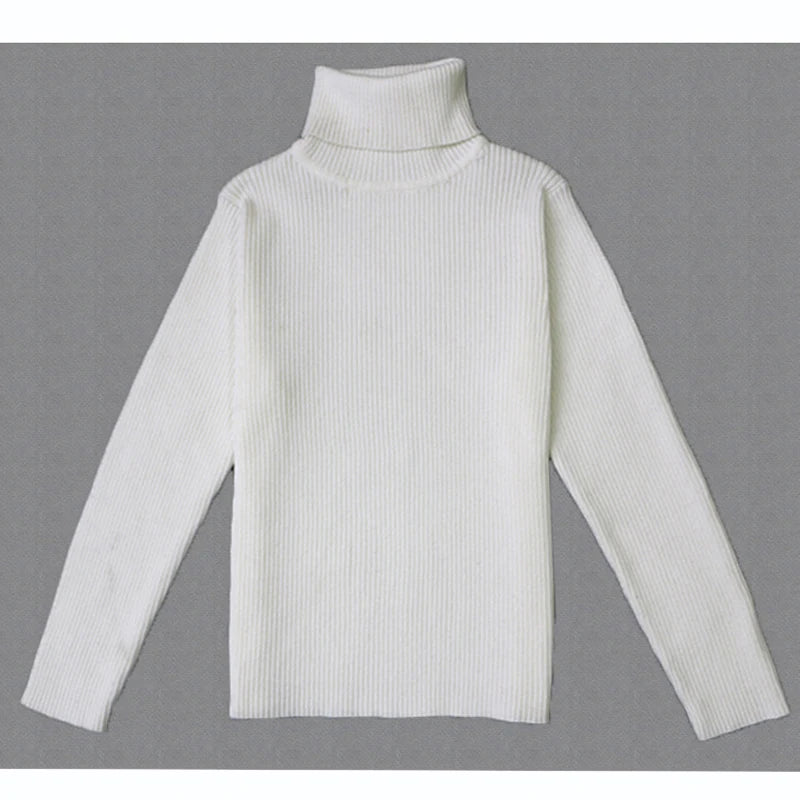 2025 Autumn Baby Boys Girls Turtleneck Sweaters Sweater Kids Sweaters For Winter Knitted Bottoming Boys Sweaters Vetement Enfant