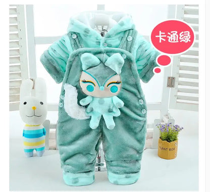 Baby girl lovely cotton-padded jacket suits