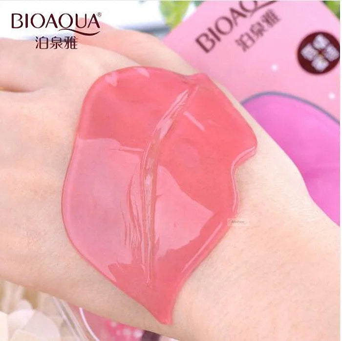 10pcs Collagen Crystal Lip Mask lips plump gel personal care hydrating lip whitening a smacker wrinkle gel patch