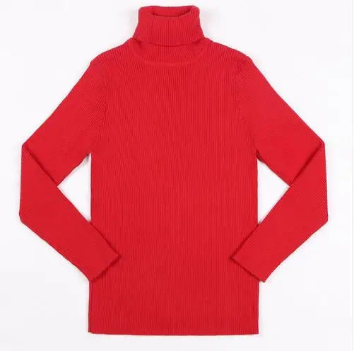 2025 Autumn Baby Boys Girls Turtleneck Sweaters Sweater Kids Sweaters For Winter Knitted Bottoming Boys Sweaters Vetement Enfant