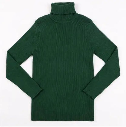 2025 Autumn Baby Boys Girls Turtleneck Sweaters Sweater Kids Sweaters For Winter Knitted Bottoming Boys Sweaters Vetement Enfant