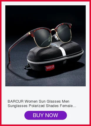 BARCUR Sports Sunglasses for Men Polarized FishingTravel TR90 Light Weight Sun Glasses Women Eyewear Accessory Oculos