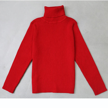 2025 Autumn Baby Boys Girls Turtleneck Sweaters Sweater Kids Sweaters For Winter Knitted Bottoming Boys Sweaters Vetement Enfant