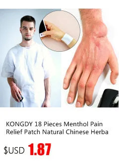 KONGDY 100 Pieces=10 Bags Hot Sale Muscle Pain Relief Patch Chinese Traditional Capsicum Plaster Personal Care Massage Product