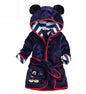 Children's Robes Kids Hooded Pajamas Clothes Child Boys Fleece Warm Bathrobes Girls Nightgowns Clothing Set Cartoon Sleepwear