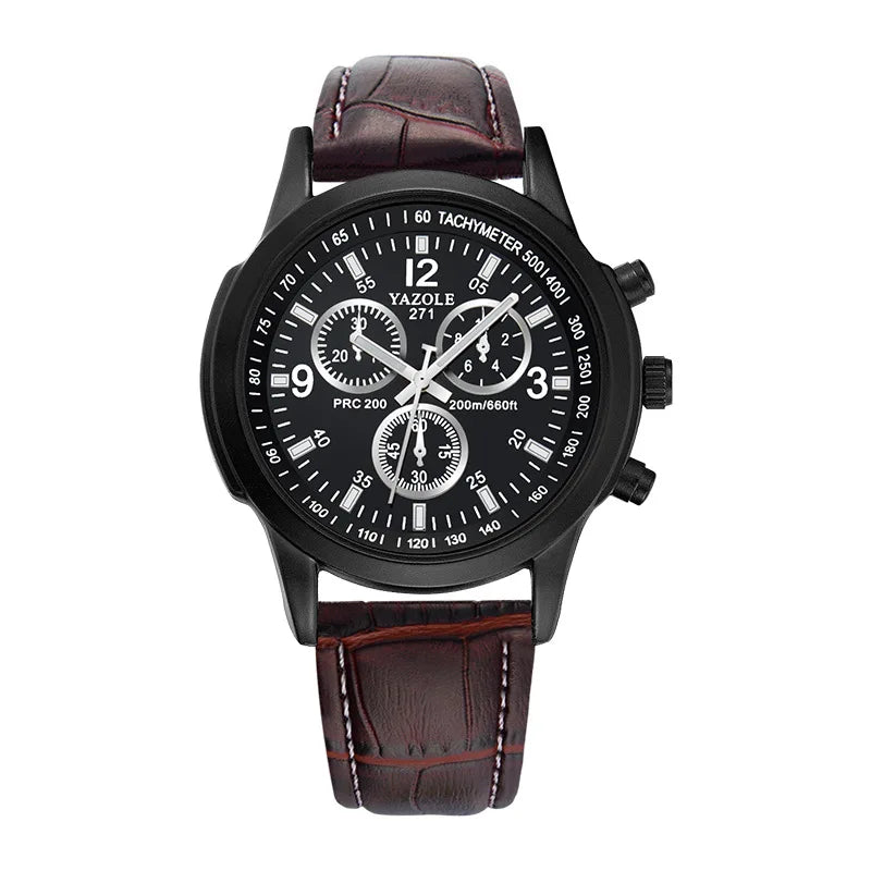 UTHAI CQ57 Men’s Quartz Wrist Watch Clock Leather Strap Sport Business Casual Waterproof Top Brand Simple For Male