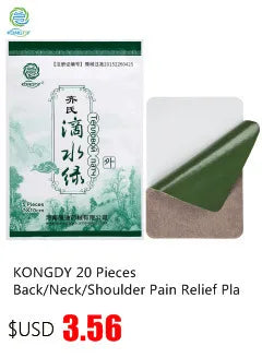 KONGDY 100 Pieces=10 Bags Hot Sale Muscle Pain Relief Patch Chinese Traditional Capsicum Plaster Personal Care Massage Product