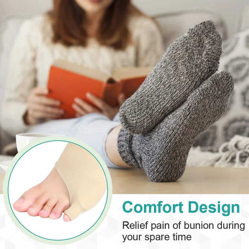 1Pair Tailor Bunion Corrector Pads Splint for Bunion Pinky Toe Relief Toe Straightener, Little Toe Separator  With Anti-Slip