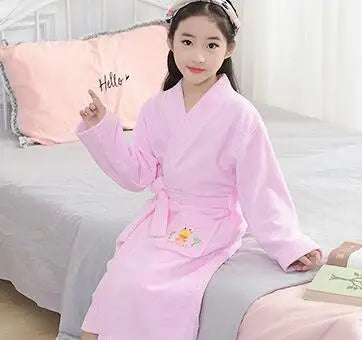 Pure cotton Children Robes Soft Baby Bathrobe Cute Animal Cartoon Babies Blanket Kids Hooded Bathrobes Toddler Bath Towel