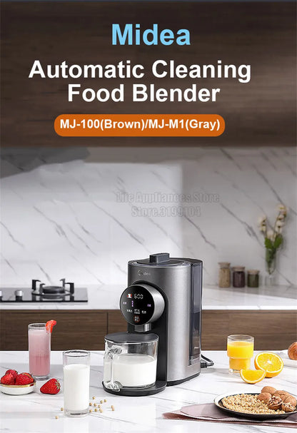 Midea Food Mixer Soymilk Maker 800W Multifunctional Food Blender Household Juicer Bass Filter-Free Soymilk Maker for 1-4 People