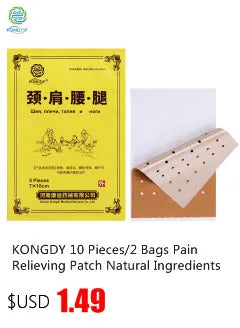 KONGDY 100 Pieces=10 Bags Hot Sale Muscle Pain Relief Patch Chinese Traditional Capsicum Plaster Personal Care Massage Product