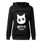 Sweatshirt Cat Lovers Hoodie Kangaroo Dog Pet Paw Pullovers Cuddle Pouch Sweatshirt Pocket Animal Ear Hooded Plus