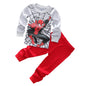 2pcs/set New Kids Pajamas SpiderMan Sets Baby Girls Boys Clothes Pijamas Hulk Cartoon Long Sleeve Tshirt+Pants Set Home Costume