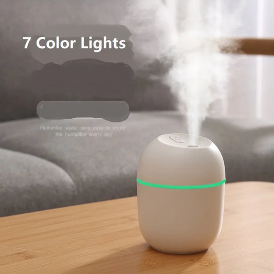 Ultrasonic Mini Air Humidifier Aroma Essential Oil Diffuser For Car USB Fogger Mist Maker with LED Night Lamp Home Appliance