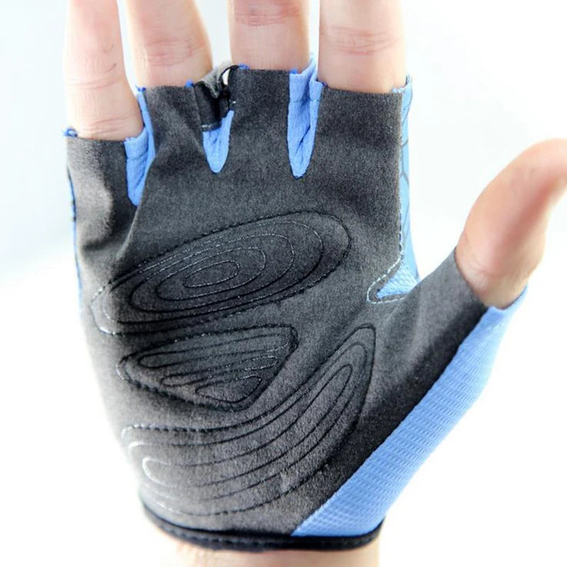 Children Kids Teens Half Finger Cycling Gloves MTB Mountain Road Bike Gloves Boys Girls Bicycle Roller Skating Sports Gloves