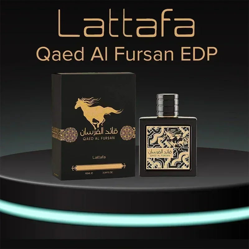 90ml Original High Quality Arabic Qaed Al Fursan for Men Eau De Body Spray Perfume Long-lasting Fragrance Charm Pheromones