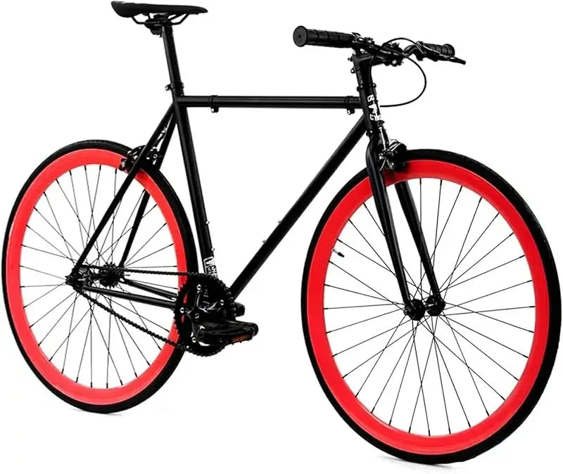 Fixed Gear Single Speed - Perfect Urban Commuter Bicycle With Front Rear Brakes - Ideal For Teens And Adults