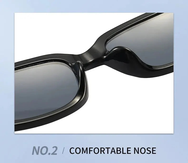 Small Frame Cat Eye Sunglasses Super Cool Tide Concave Shape Street Shooting Personality Sunglasses Female All-match Fashion