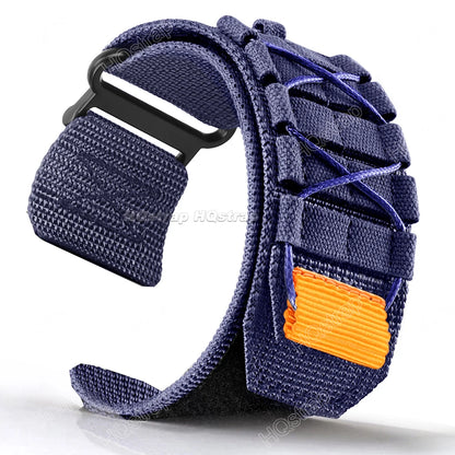 S/L New Nylon Band 20mm 22mm Universal Replacement Wristband Sport Watch Strap for Men Women Bracelet Colorful Belt Accessories