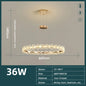 2025 Modern Crystal LED Chandeliers Lamp For Living Dining Room Home Decor Lights Bedroom Dining Table Ligthing Indoor Luminaire