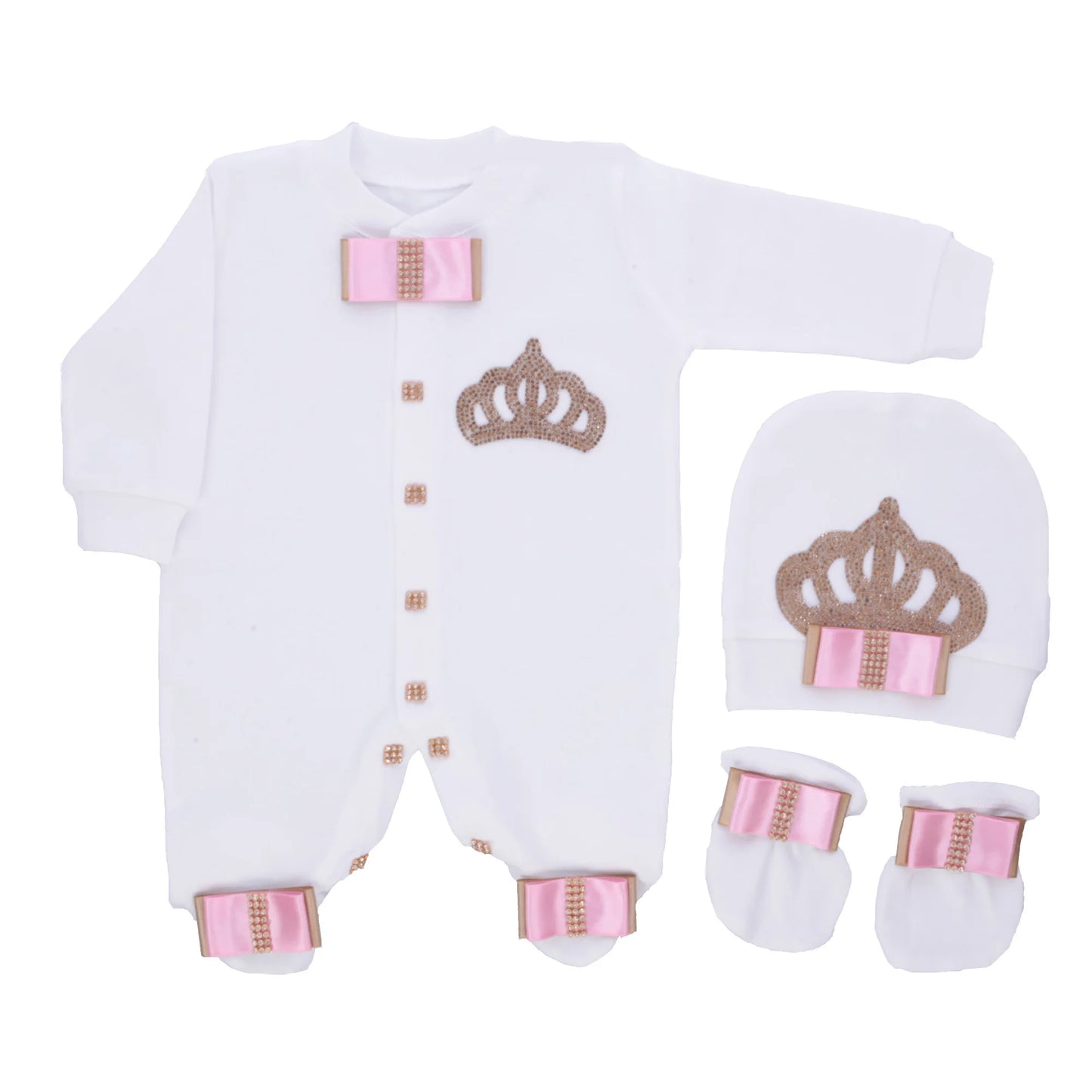 3pcs Newborn Baby Boy Outfits Set Kids Clothing Real Cotton Infant Care Products Body Suit Shirt Pants (GREAT BABY SHOWER GIFT)