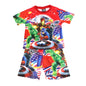 Children Pajamas Set Short Sleeve T Shirt Shorts Superhero Spiderman Costume Pyjamas Kids Boy Girls Pijamas Cartoon Baby Sleepw