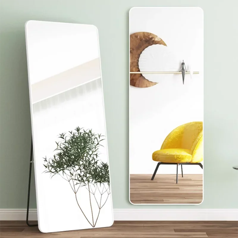 Pink Display Kawaii Mirror Decoration Wall Cute Aesthetic Full Body Mirrors Floor Girls Standing Espejo Cuerpo Entero Decorative