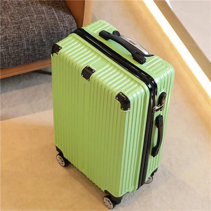 Aluminum Frame Carry-On Suitcase Luggage Mute Trolley Case Universal Wheel Durable And Sturdy Password Valise De Voyage