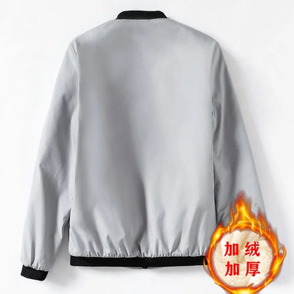 Autumn Winter Mens Thick Fleece Jackets