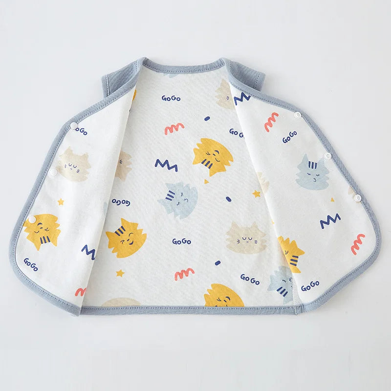 Baby Vest Spring and Autumn Thin Cotton Girls' Sweetheart Waistwear Neonatal Belly Care Boys' Horse Jacket Children's Vest