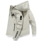 Men's Hooded Slim-Fit Windbreaker Jacket