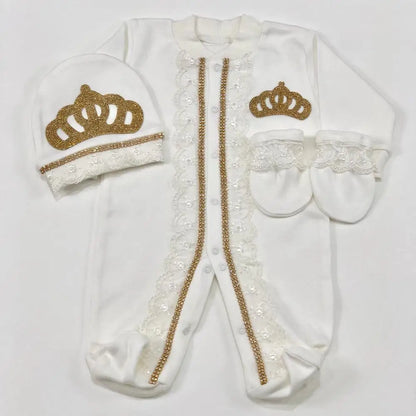 3pcs Newborn Baby Boy Outfits Set Kids Clothing Real Cotton Infant Care Products Body Suit Shirt Pants (GREAT BABY SHOWER GIFT)