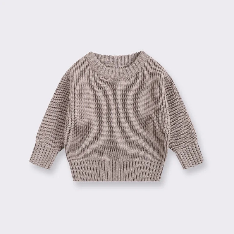 0-6T Newborn Kid Baby Boy Girl Winter Clothes Toddler Baby Sweater Infant Knit Pullover Top Casual Basic Top Knitwear Outfit