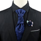 New Men's Premium Paisley Tie Brooch Set Red Black Blue Ajustable Neck Tie Luxury Classic Suit Tuxedo Groom Wedding Accessories