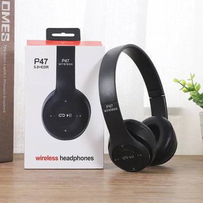 P47 Wireless bluetooth headphone With Mic Noise Cancelling Headsets Stereo Sound Earphones Sports Gaming Headphones Supports PC